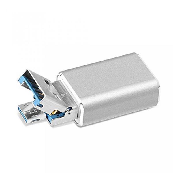 2 in 1 PC Micro USB Card Reader OTG, GMYLE Micro S...