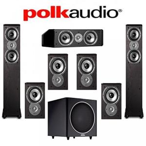 ホームシアター Polk Audio TSi 300 7.1 Home Theater Speaker System (TSi 300 + TSi 100 + CS10 + PSW110)