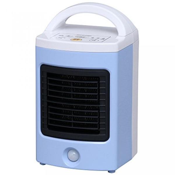 電子ファン IRIS OHYAMA Ceramic fan heater with human se...