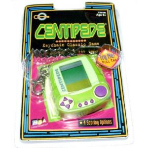 電子おもちゃ Centipede Electronic Keychain Classic Game by MGA｜sonicmarin