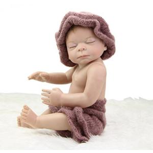 幼児用おもちゃ Full Silicone Vinyl 20 Inch Babies Dolls Reborn Girl Body Lifelike Newborn Girl Baby With Knitted Clothes Kids Accompany Sleep Toy