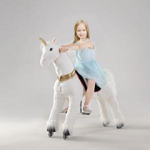 乗り物おもちゃ UFREE Large Mechanical Rocking Horse Toy, Ride on Bounce up and Down and Move, 44'' for Children 4 to 15 Years Old｜sonicmarin