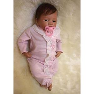 幼児用おもちゃ Rooted Mohair Girl Baby Dolls 20 Inch 50 cm Lifelike Reborn Newborn Babies Doll Silicone Toy With Cloth Body Kids Birthday Gift