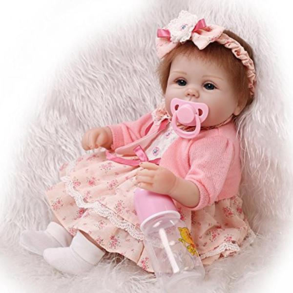 幼児用おもちゃ 2017 New 17 Inch Girl Baby Reborn Doll Sof...