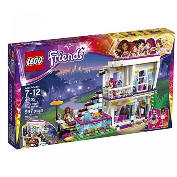 レゴ 597 Pieces, Livi&apos;s Pop Star House Building Set