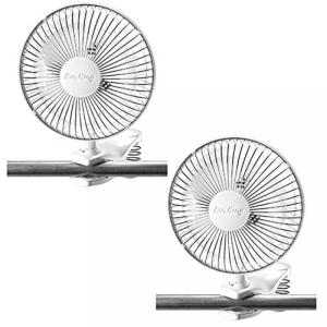 電子ファン Air King 6 Inch Commercial 120V Personal Clip On Fan Air Circulator (2 Pack)｜sonicmarin