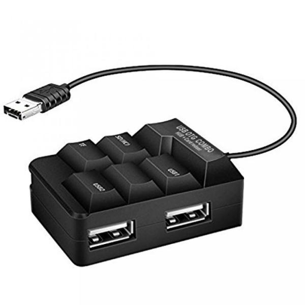 2 in 1 PC USB OTG Hub Combo Adapter Micro USB to U...