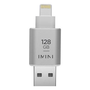 データストレージ iMini UDRIVE iOS Flash Drive Lightning to USB 3.0 128GB (UDRIVEMINI128S)