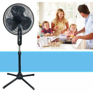 電子ファン Summer Days Is On The Way Black 16 Inch Oscillating Pedestal Standing Fan, Adjustable Quiet Great For Living Room Offices Homes｜sonicmarin