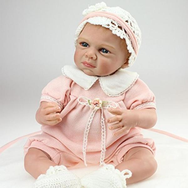 幼児用おもちゃ NPK Handmade Reborn Baby Doll Soft Silicon...