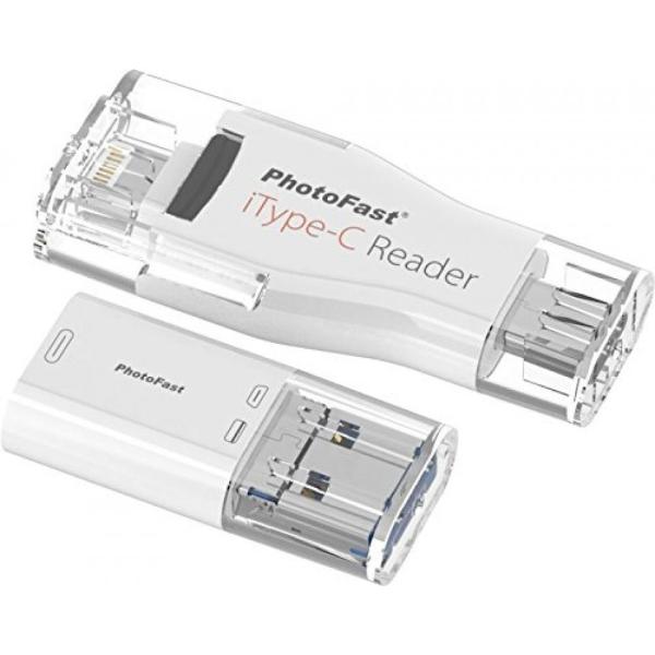 データストレージ PhotoFast iType-C Reader (Lightning &amp; USB...