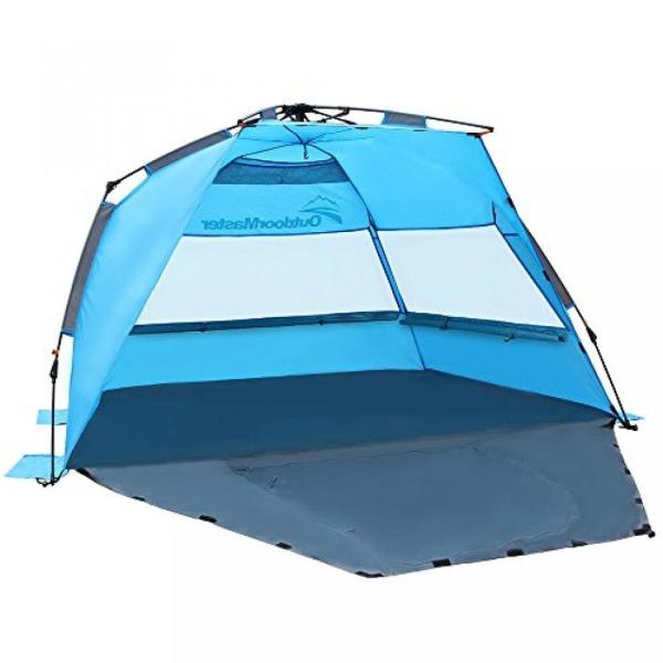 テント OutdoorMaster Pop Up Beach Tent - Easy to Set ...