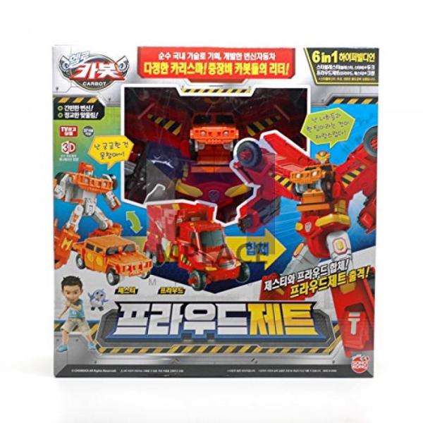 ロボット PROUD JET-Hello Carbot Transforming Robot Car...