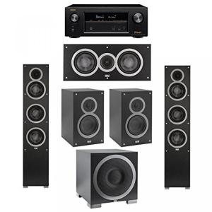 ホームシアター Elac 5.1 System with 2 Debut F5 Floorstanding Speakers, 1 Debut C5 Center Speaker, 2 Debut B5 Bookshelf Speakers, 1 Debut S12EQ