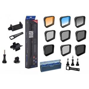 ドローン Freewell ND, PL , GRAD , Charger , Thumb Screw , Carbon Fiber Monopod Professional accessories kit for GoPro Hero6  Hero5 Black