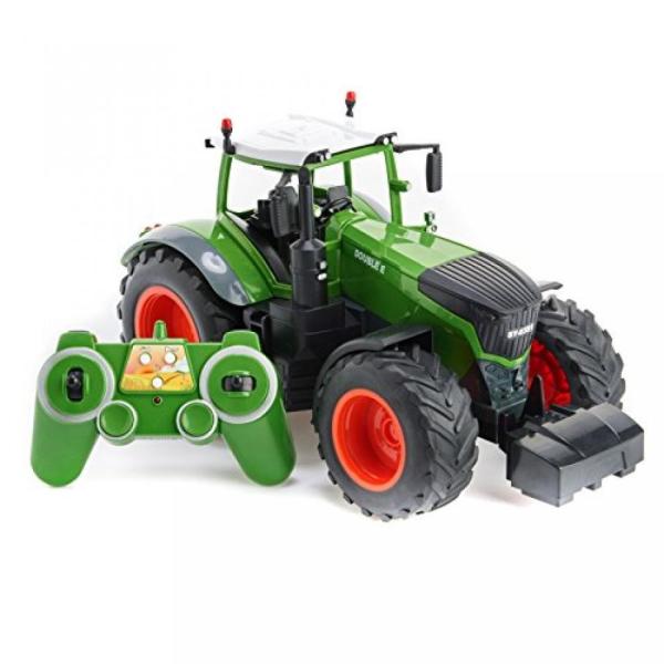 電子おもちゃ Cheerwing 2.4Ghz 1:16 RC Farm Tractor Remot...