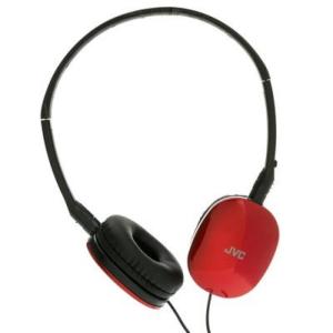 ヘッドセット Red JVC Flats Lightweight Headband Headphones ( 100 PACK ) BY NETCNA