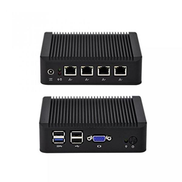 PC パソコン QOTOM 4 LAN Mini PC Q190G4U-S01 with 8GB R...