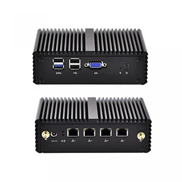 PC パソコン QOTOM 4 LAN Mini PC Q190G4N-S08 with 2G RA...