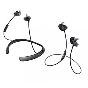 ブルートゥースヘッドホン Bose Bluetooth Headphone Bundle - SoundSport Wireless Black & QuietControl 30 Black In-ear Headphones
