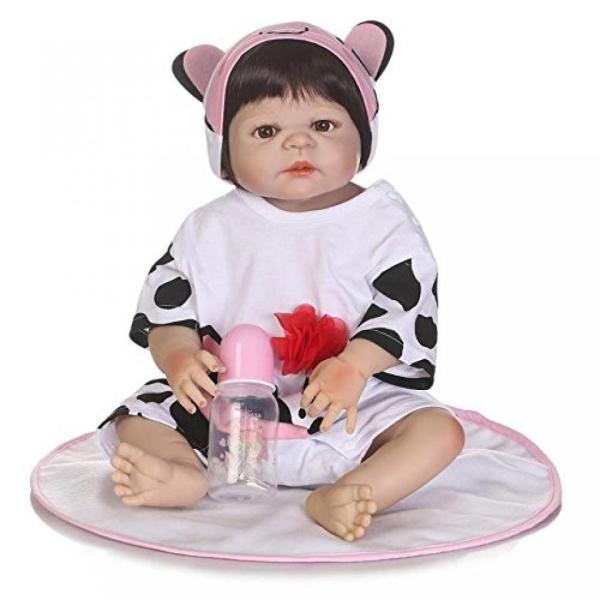 幼児用おもちゃ Full Silicone Reborn Girls Baby Dolls Look...