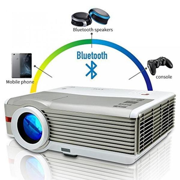 ホームシアター Video Projector Bluetooth WiFi Wireless - ...