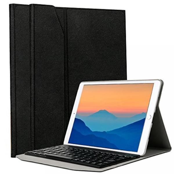 ブルートゥースヘッドホン iEGrow Keyboard and Case for iPad Pro...