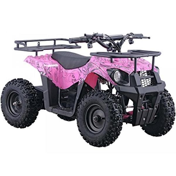 乗り物おもちゃ MotoTec Pink 36v 500w Mini Quad Monster Ri...