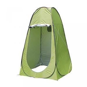 テント HUKOER Privacy Tent Pop-up Shower Tent Portable Camping Toilet Tent, Changing Fitting Room Tent with Window (Green)