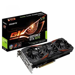 グラフィックカード グラボ GPU Gigabyte GV-N1070G1 GAMING-8GD REV2.0 GeForce GTX 1070 G1 Computer Graphics Card