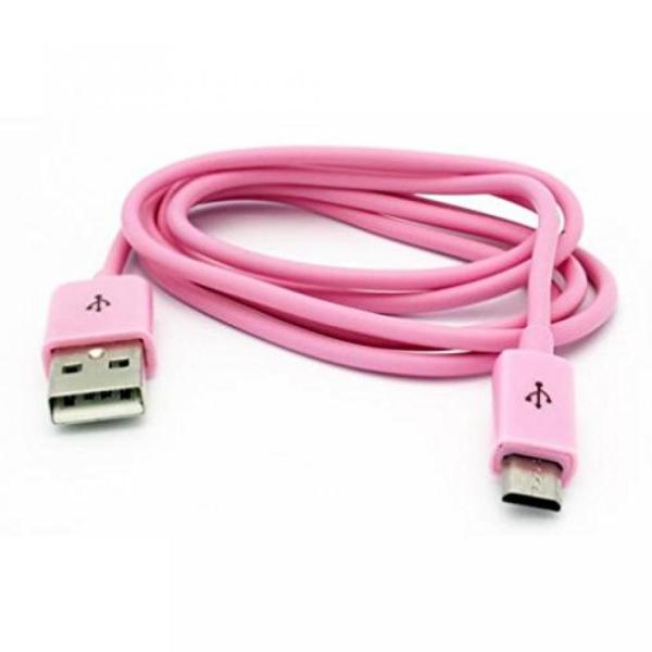 2 in 1 PC Pink 3ft USB Cable Rapid Charge Power Wi...