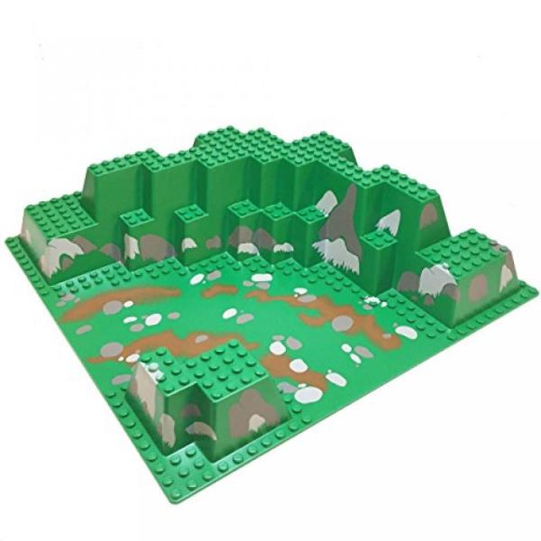レゴ Lego Parts: Castle Dark Forest Raised Baseplate...