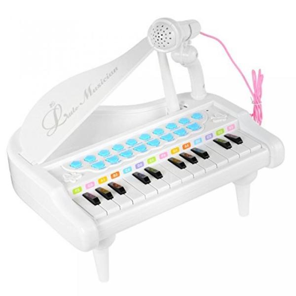 電子おもちゃ 24 Keys Piano Keyboard Toy Electronic Music...