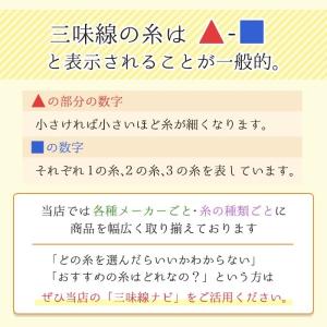 三味線糸 テトロン 15-2 津軽 太棹三味線...の詳細画像1
