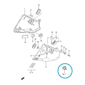 スズキ 純正 新品 GSX1100S カタナ 刀 ファイナル エディション サイドカバー エンブレム...