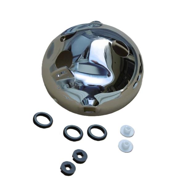 ★ヤマハ純正新品★SR400 SR500 クロームメッキヘッドライトケースSET 速度インジケーター...