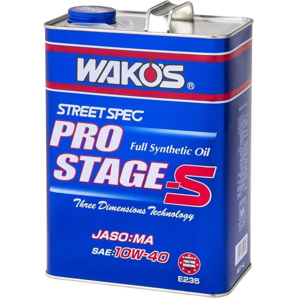 WAKO'S ワコーズ プロステージS 10W-40 4L 缶 エンジンオイル PRO-S 40