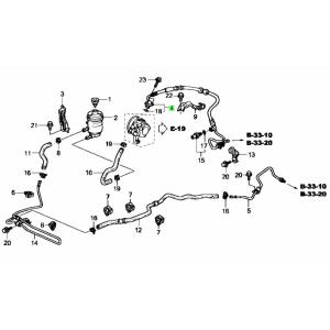 ★ ホンダ 純正 新品  RB1 オデッセイ パワーステアリングホース パワステ