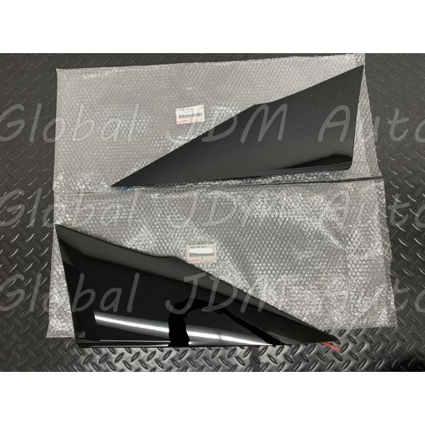 ★ トヨタ 純正 新品  50 プリウス リア ピラー ガーニッシュ クォータ ピラー カバー ブラ...