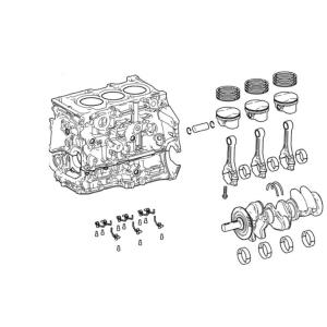 ★ トヨタ 純正 新品  GRヤリス 後期型(改良型) GRカローラ G16E-GTS ショートブロ...