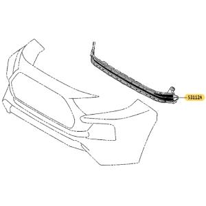 RAV4 PHV MODELLISTA フロントグリルガーニッシュ トヨタ純正部品