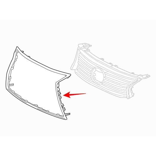 ★ レクサス 純正 新品  LS460 LS600h 後期 USF40 UVF45 フロントグリルモ...