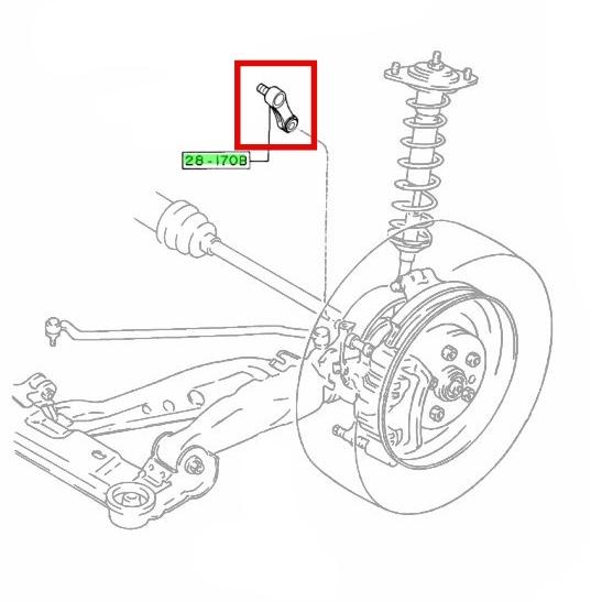 ★ マツダ 純正 新品  FC3S サバンナ RX-7 スタビライザー コントロールリンク