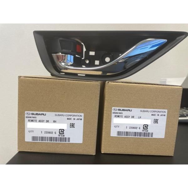 ★ スバル 純正 新品  BRZ用 トヨタ GR86 流用メッキタイプ インナードアハンドル 左右セ...