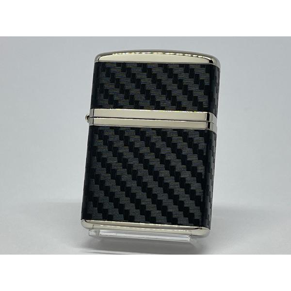 ZIPPO[ジッポー]アーマー 4面連続加工 カーボンシリーズ ニッケル 162NI-CARBON