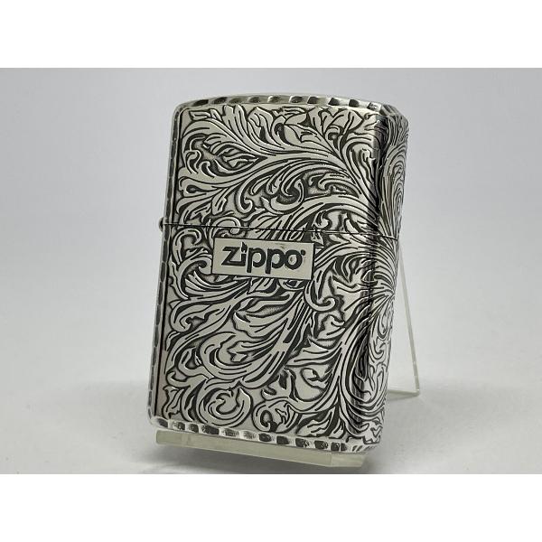 ZIPPO[ジッポー]アーマー2面リューターアラベスク 銀メッキいぶし 162SI-Z2KARA
