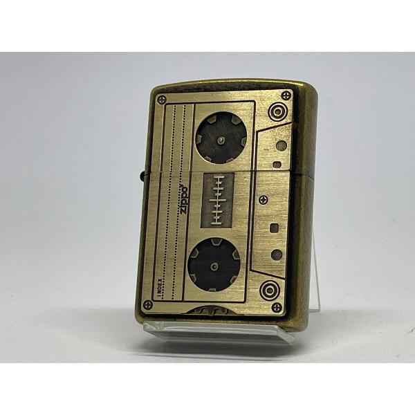 ZIPPO[ジッポー]CASSETTE TAPE カセットテープ 真鍮バレル 2BBM-CT