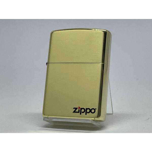 ZIPPO[ジッポー]ZIPPO LOGO ジッポーロゴ 真鍮メッキいぶし 2BI-ZLG