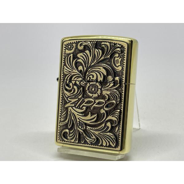 ZIPPO[ジッポー] W METAL アラベスクレリーフ 真鍮いぶし 2BIWM-ZKARA2