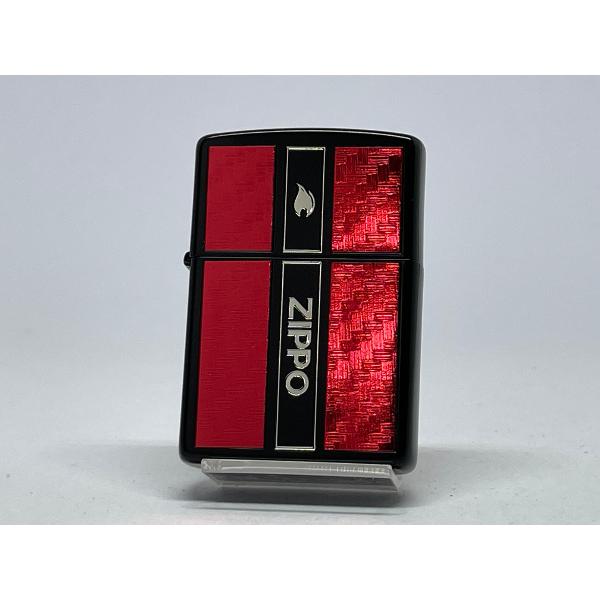 ZIPPO[ジッポー]両面加工 カーボンシリーズ ver.2 レッド 2BK-REDCARBONZ